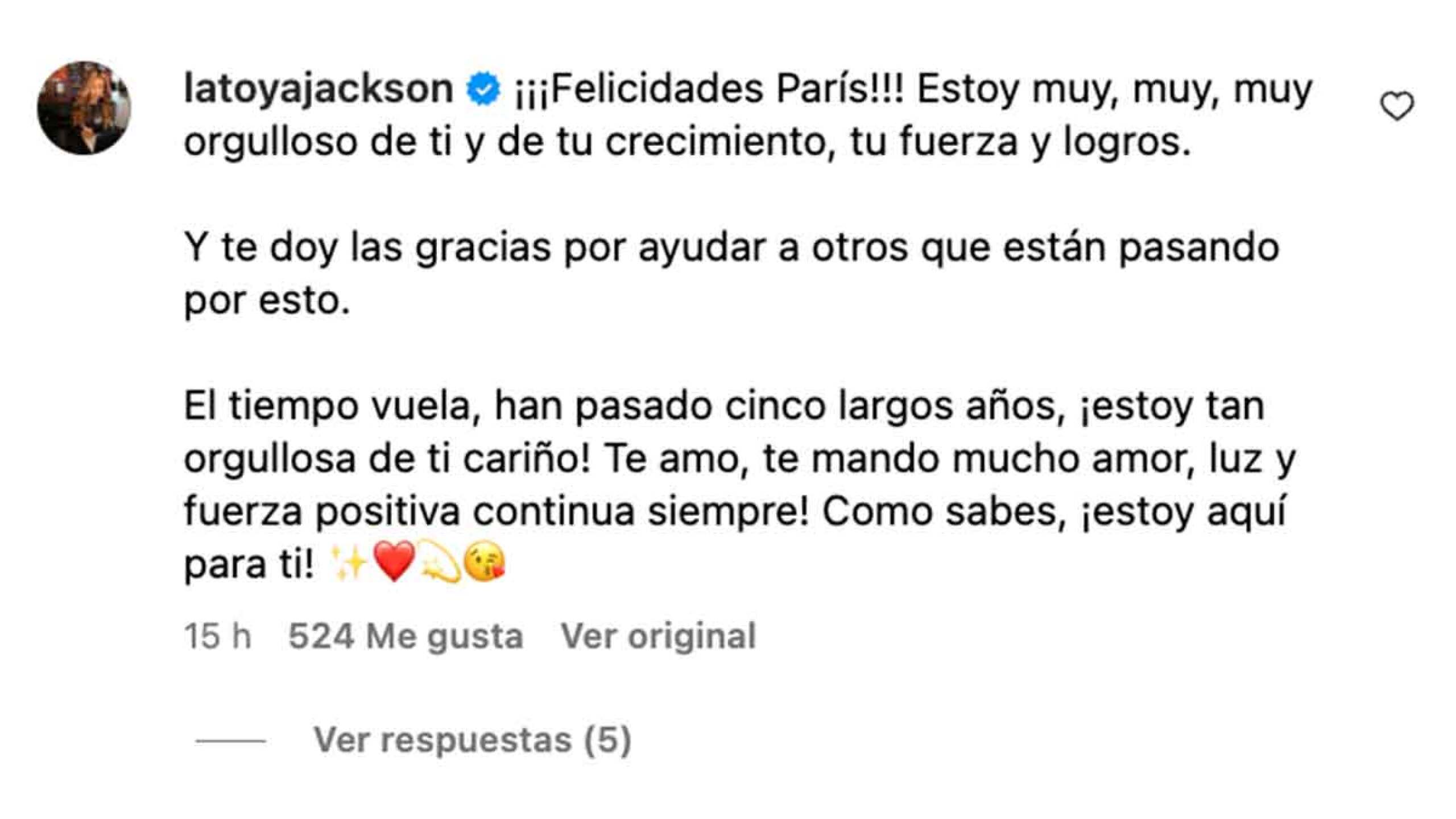 Tía de Paris Jackson