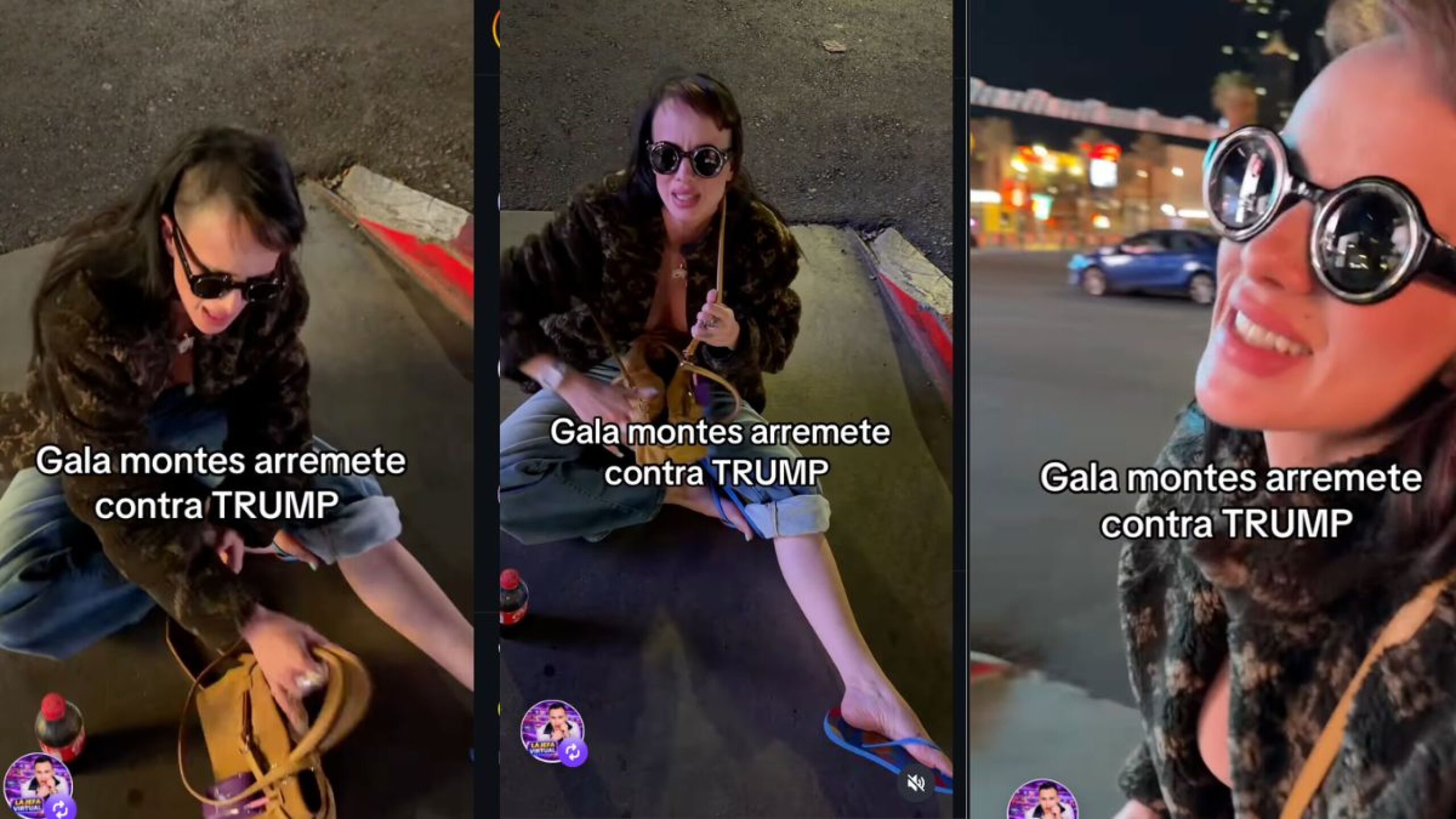 Gala Montes accidente