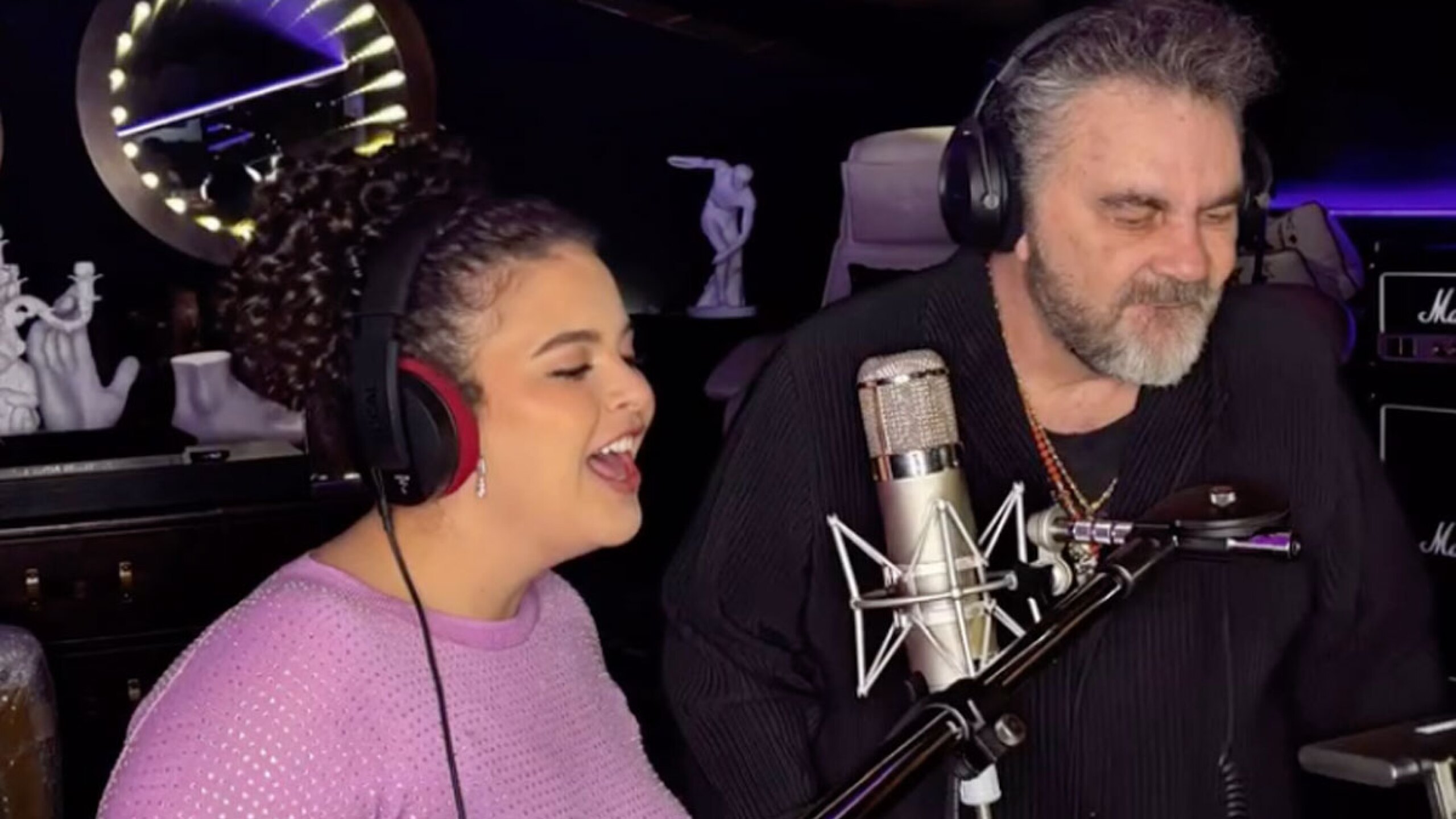 Mijares y su hija Lucerito