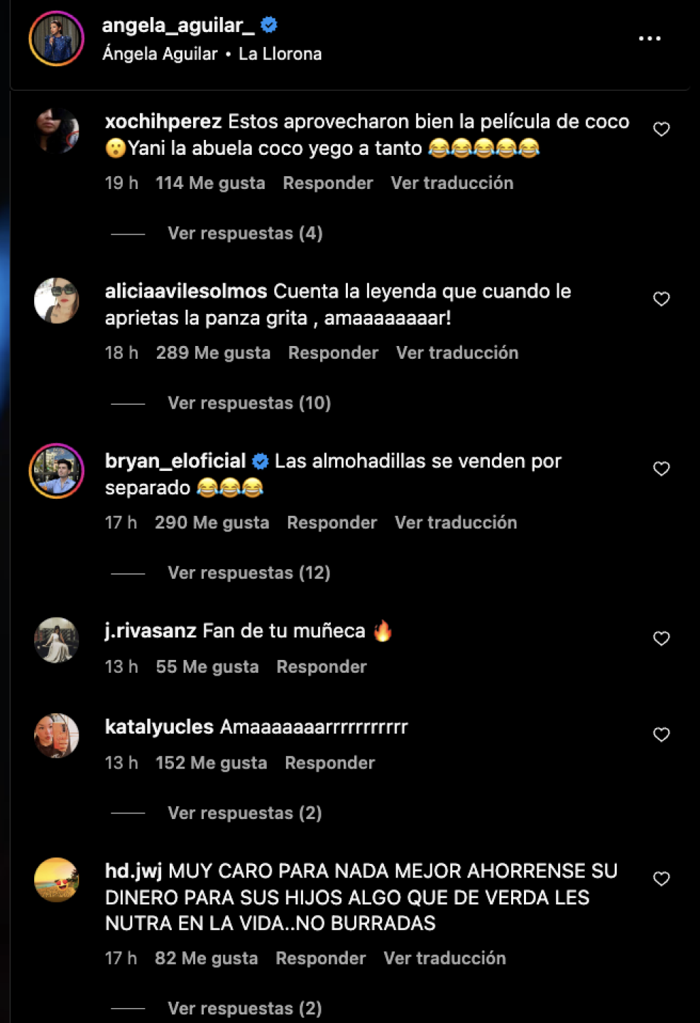 comentarios en redes sociales