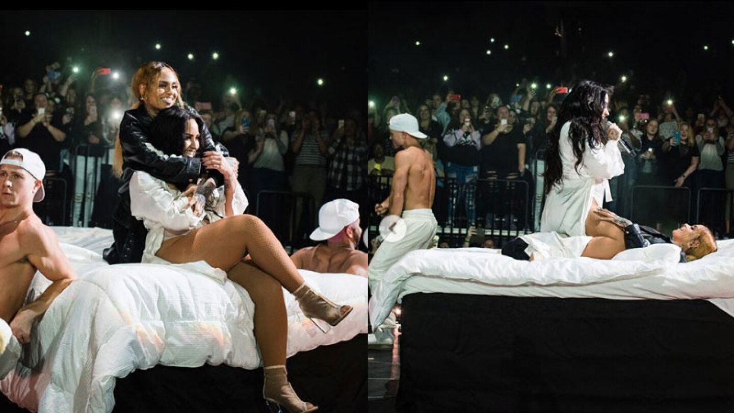 Con algo inesperado concluye la gira de Demi Lovato en Newark en Nueva York.