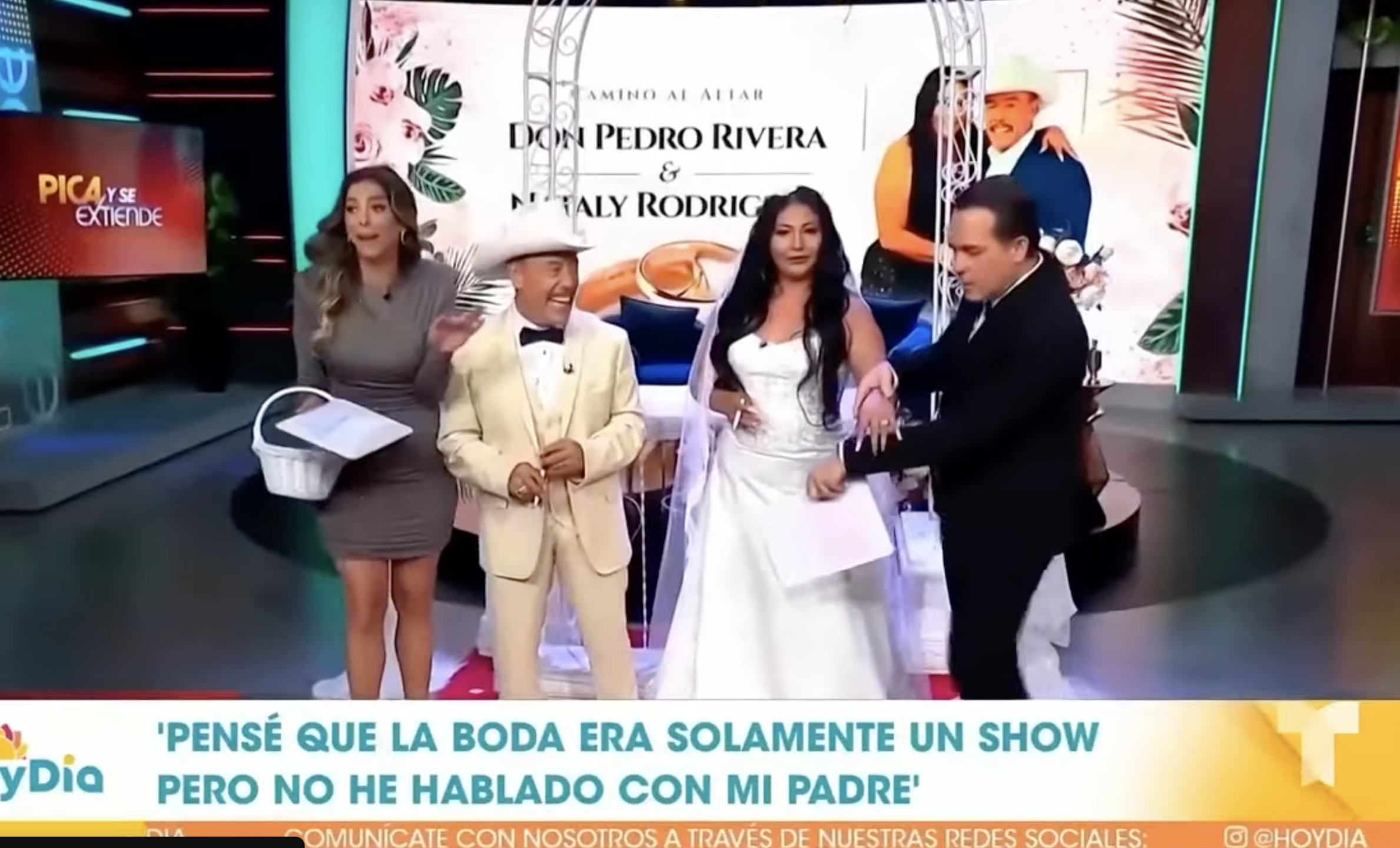Lupillo Rivera, Don Pedro Rivera supuesta boda