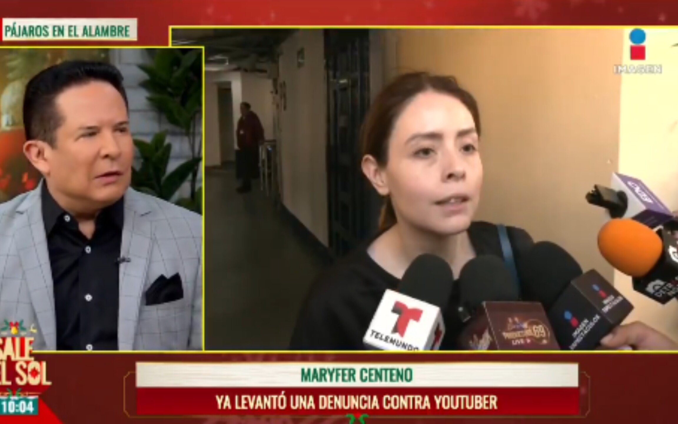 Gustavo Adolfo Infante defiende a Maryfer Centeno
