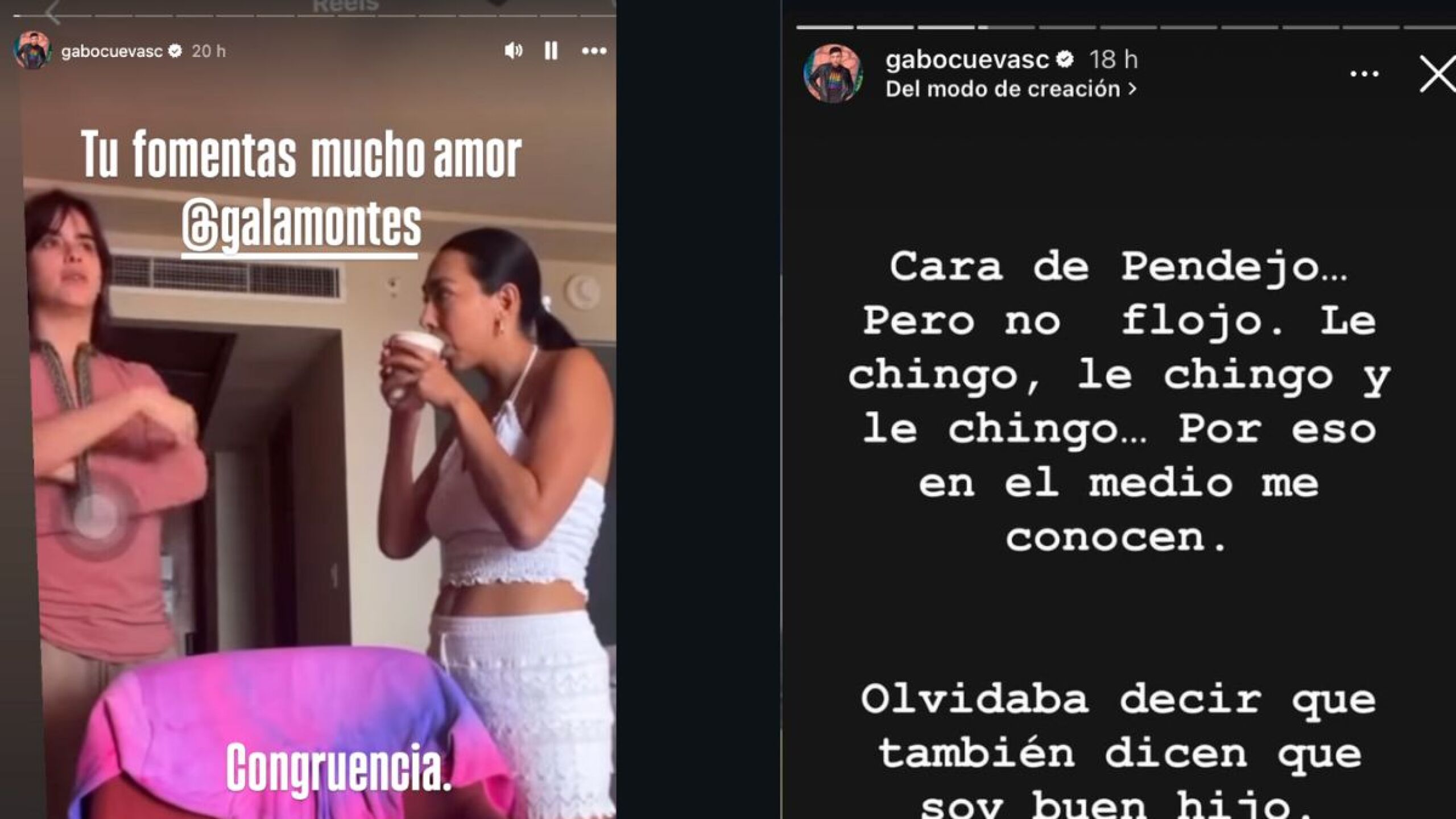 Gabo Cuevas responde a Gala Montes tras polémica