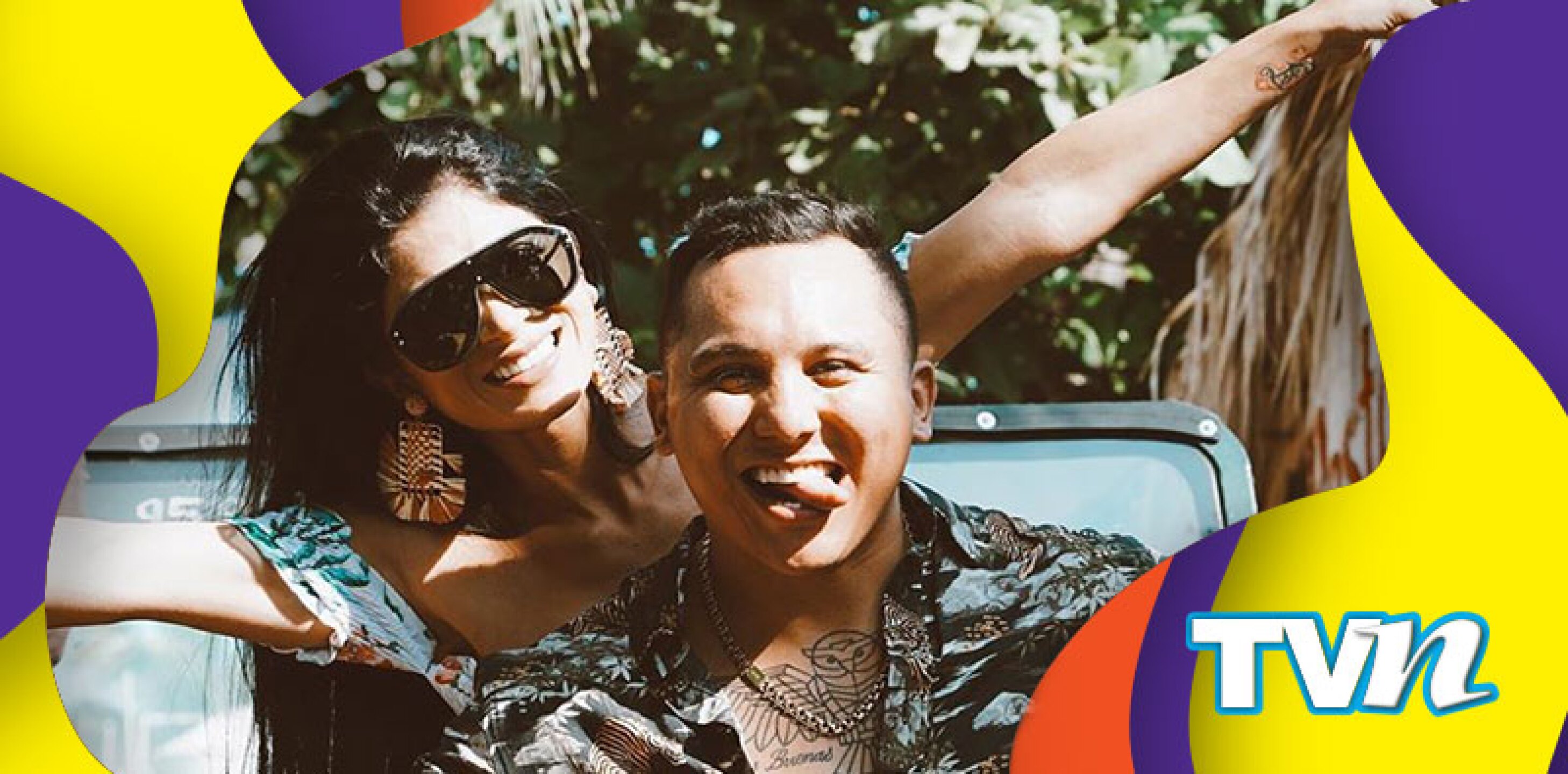 Kimberly Flores y Edwin Luna