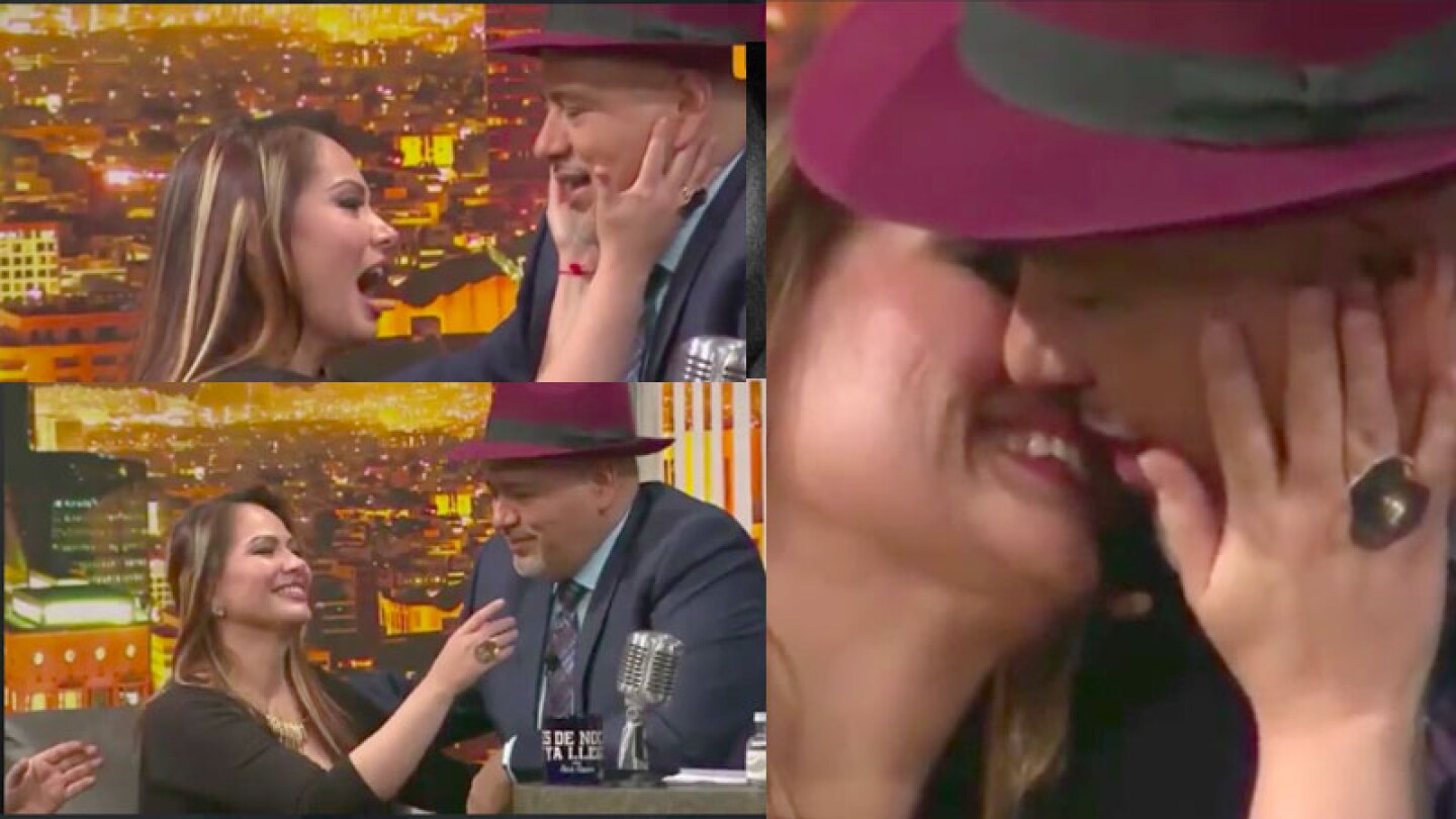 Corren a René Franco de Unicable, Samia se aprovecha ¡y terminan beso y beso!