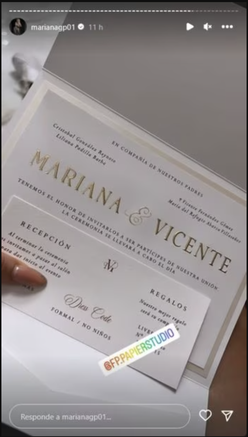 Vicente Fernández Jr y Mariana González