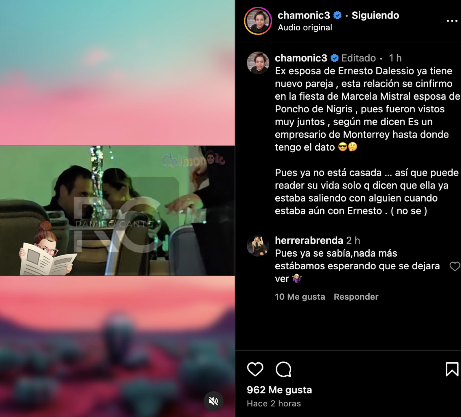 Charito Ruiz ya cerró el ciclo con Ernesto D’Alessio y estaría estrenando novio