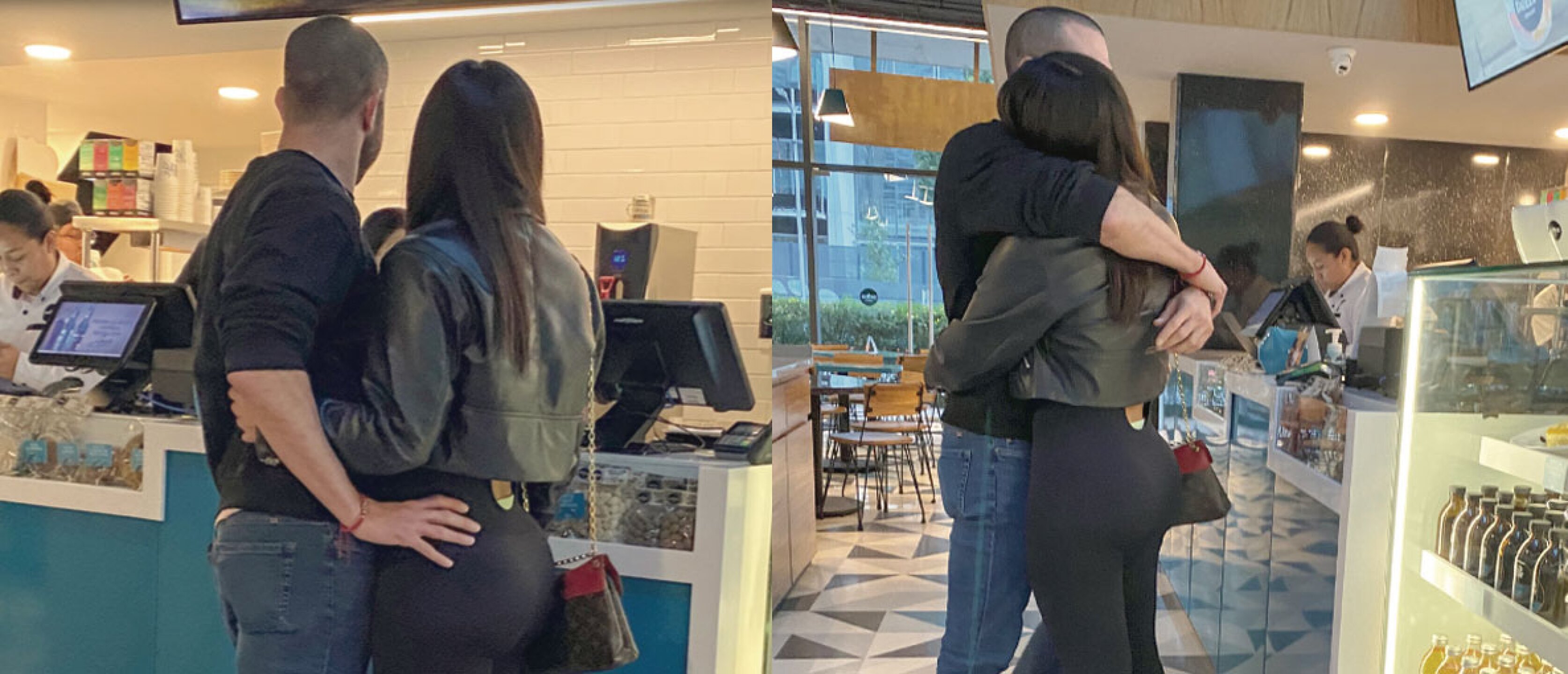 José Luis Verdugo y Paola Villalobos de compras