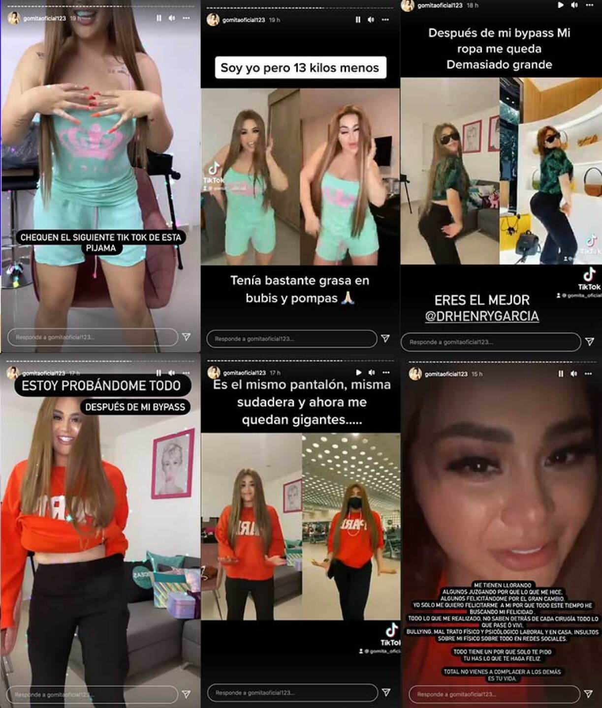 Gomita muestra lo mucho que ha cambiado