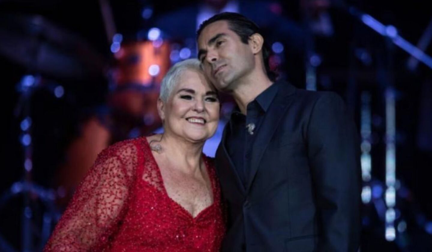 Lupita D'Alessio y Ernesto D'Alessio