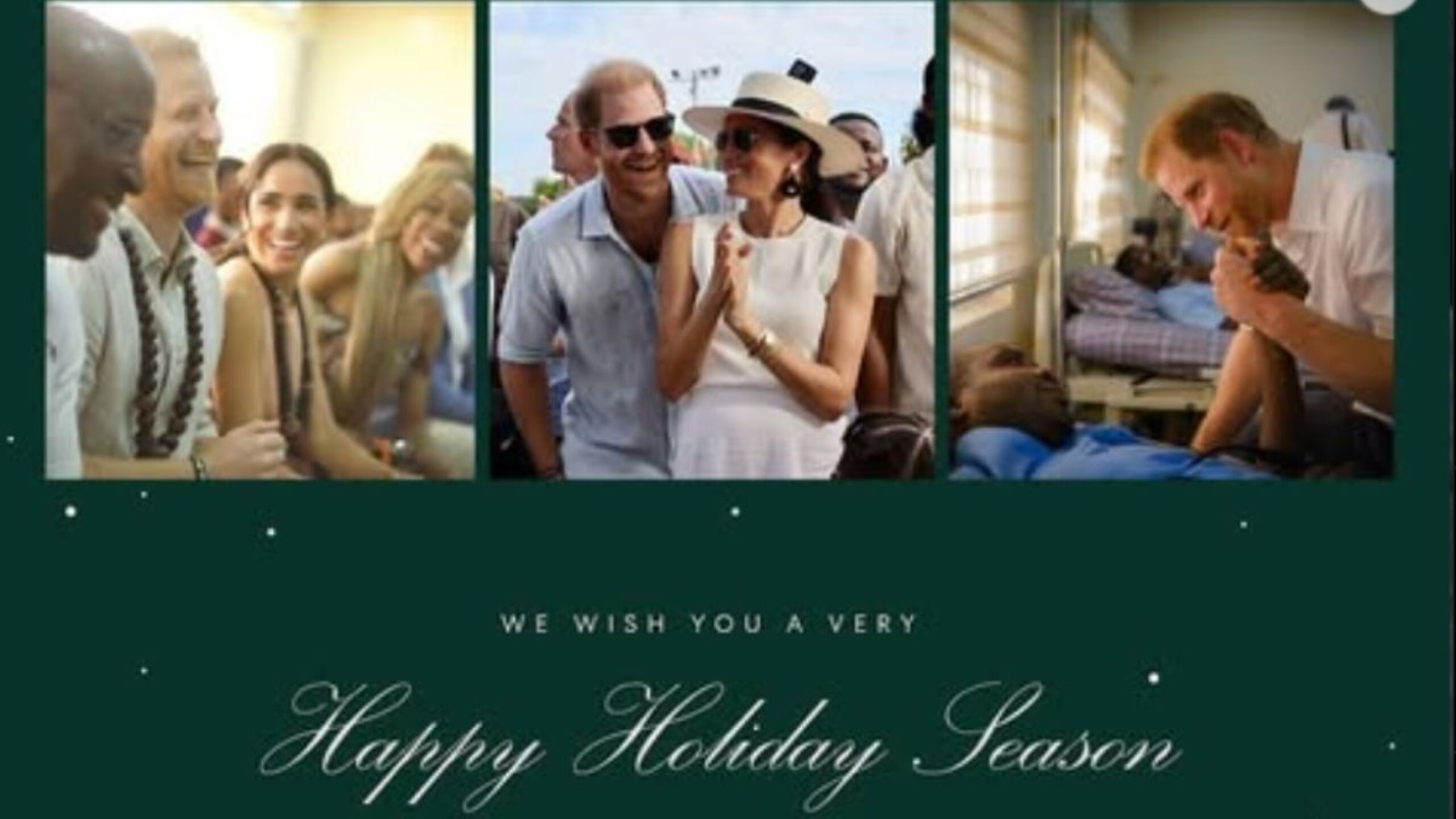 La conmovedora postal navideña de Harry y Meghan Markle sorprende al mundo