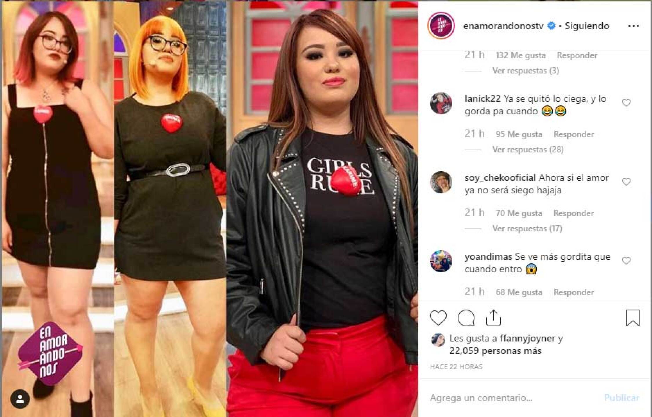 Instagram: @enamorandonostv