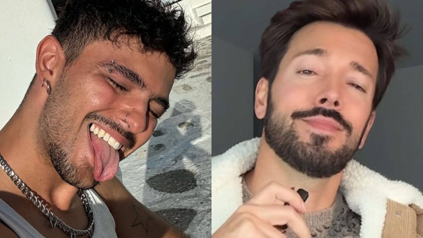Roger González y Joaquín Bondoni juntos