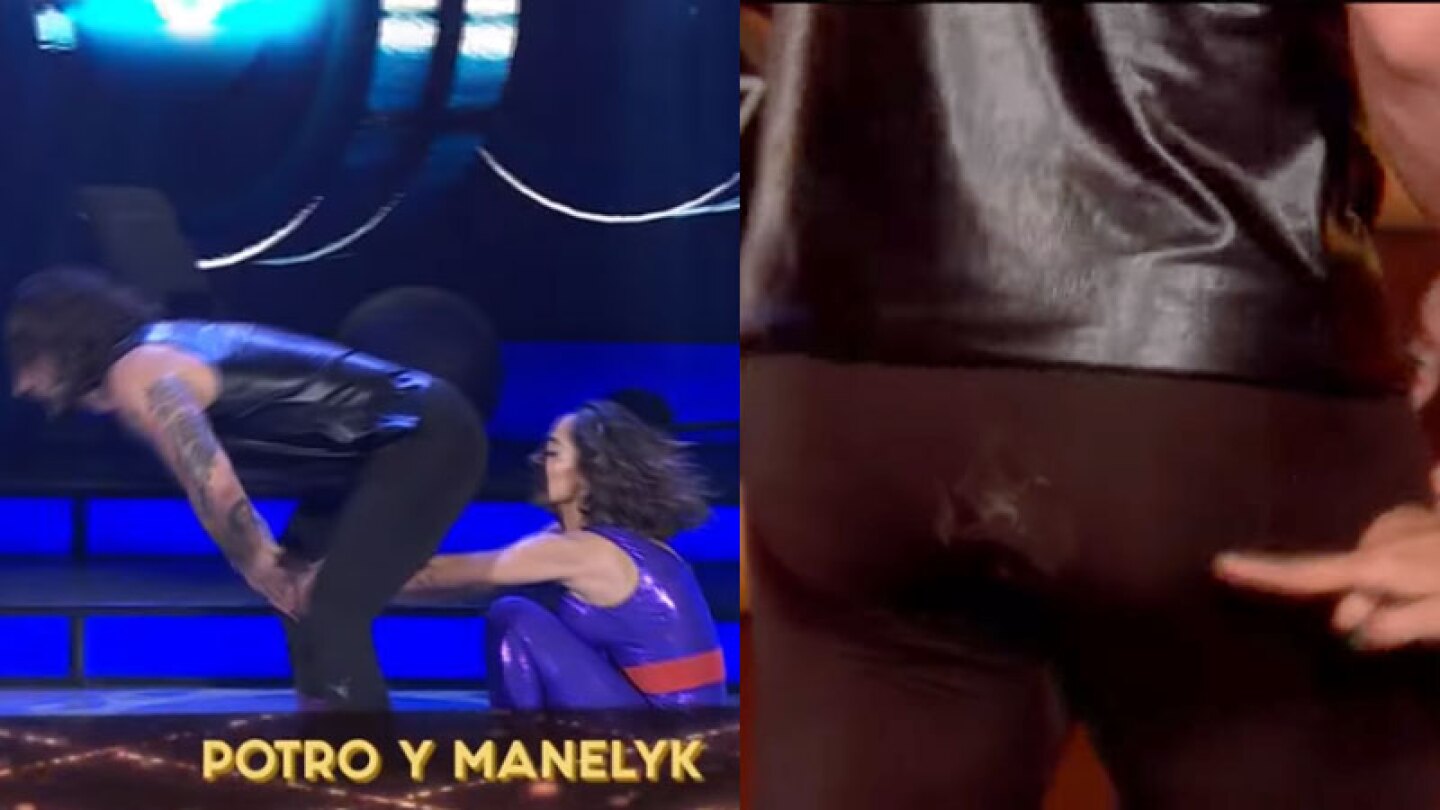 Mane estrella su cara en el trasero de Potro en plena coreografía