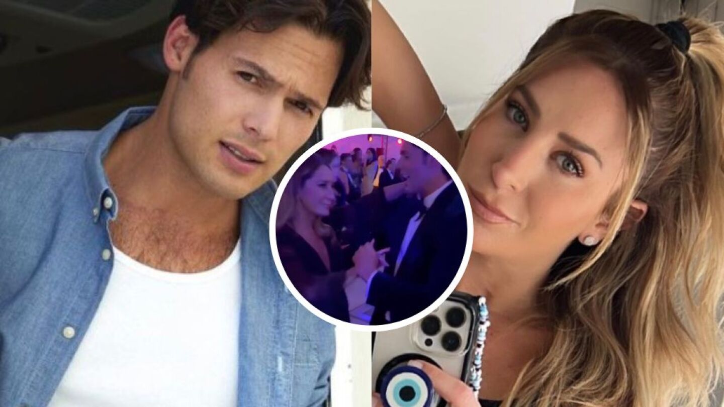 Geraldine Bazán y Emmanuel Palomares bailando juntos