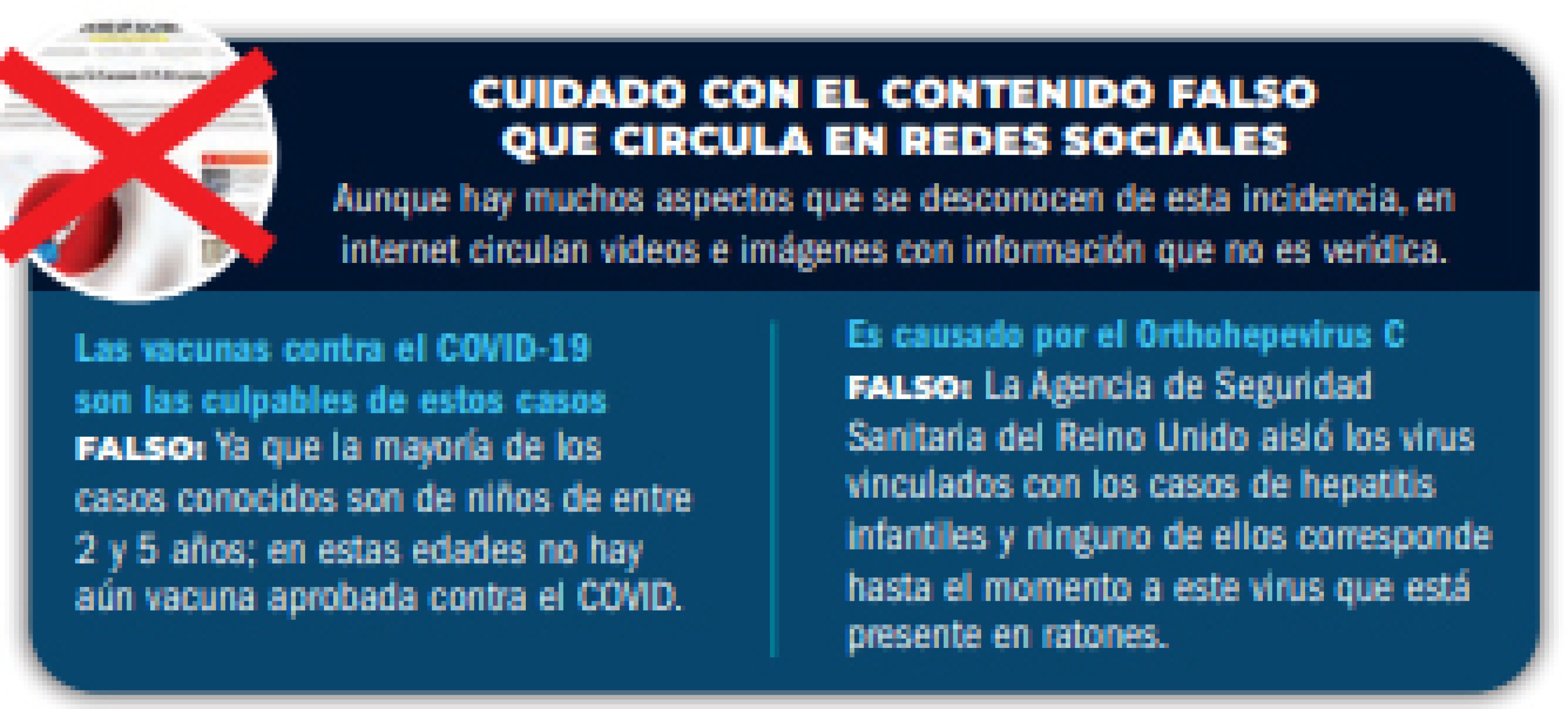 Cuidado con el contenido falso sobre la hepatitis