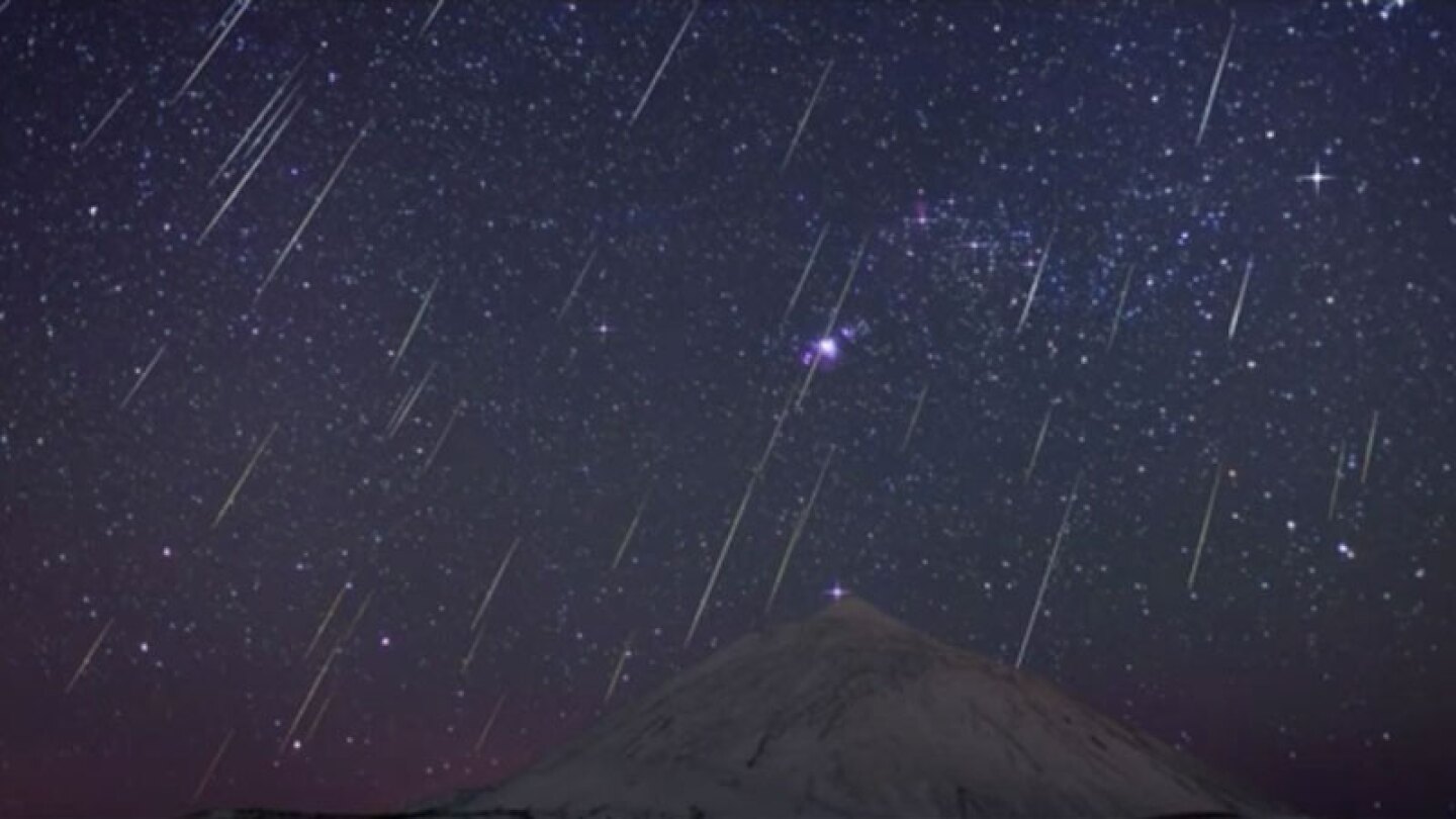 Esta lluvia esta relacionada con el cometa halley