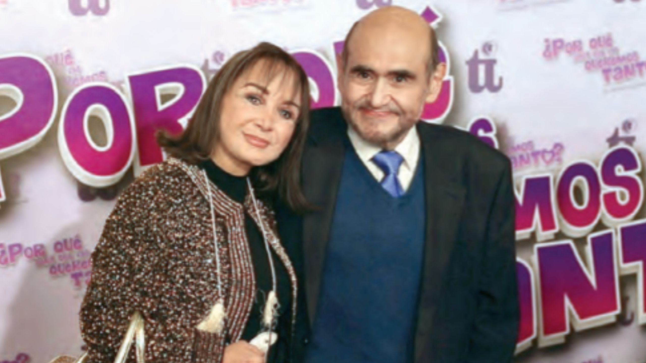 Edgar Vivar y María Antonieta de las Nieves