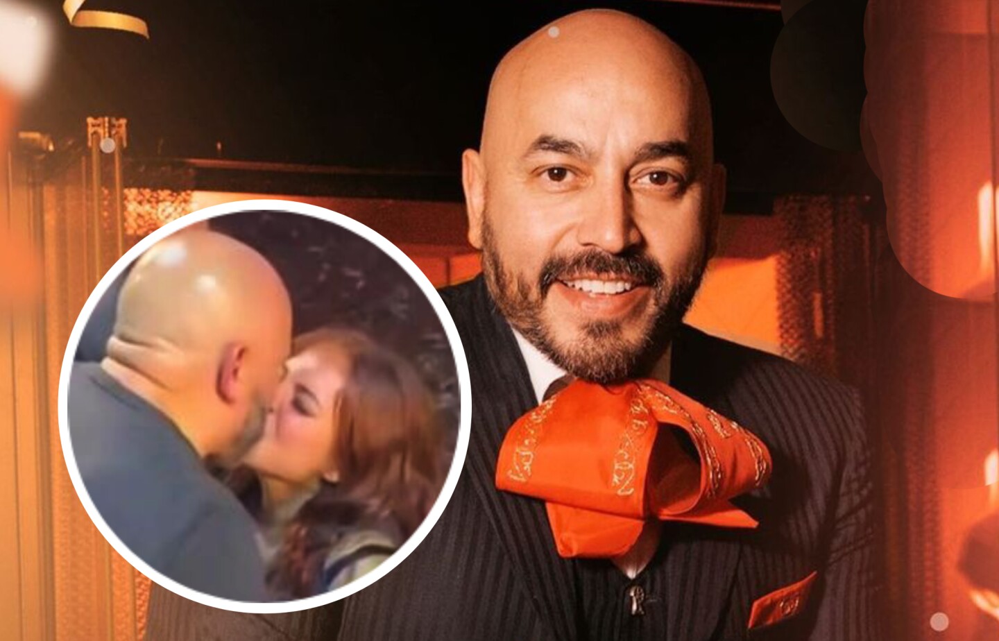Lupillo Rivera se besa con fans en concierto