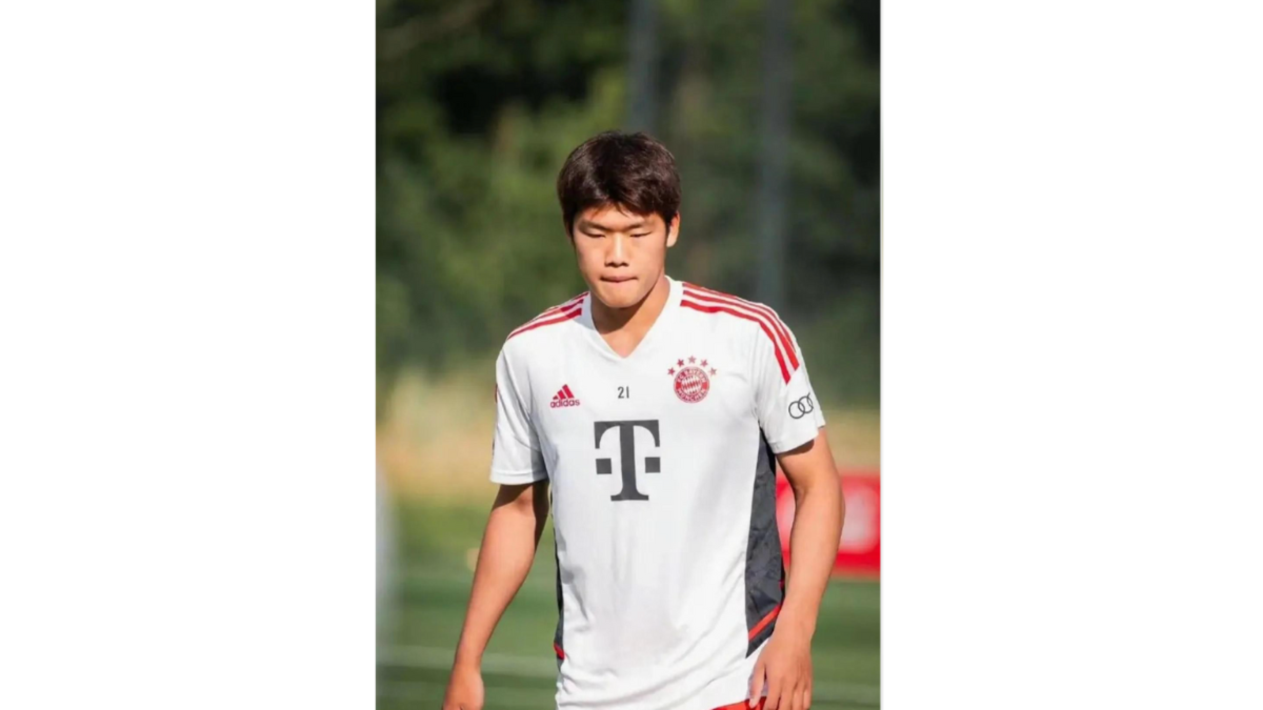 Geo Jiaxuan, a los 18 años.