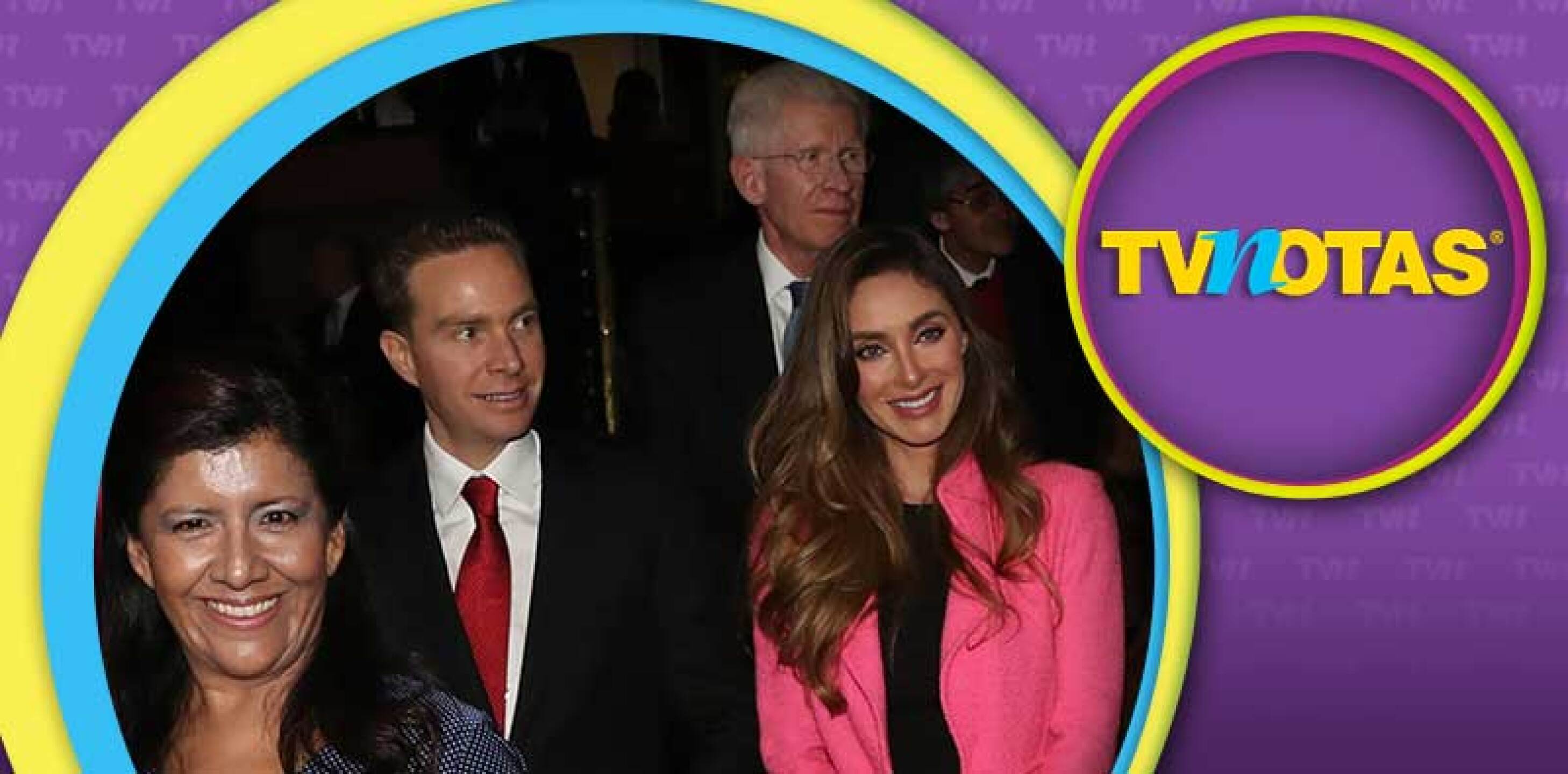 La actriz y cantante Anahí reapareció en un evento público, acompañando a su esposo, el Gobernador de Chiapas, Manuel Velasco Coello.