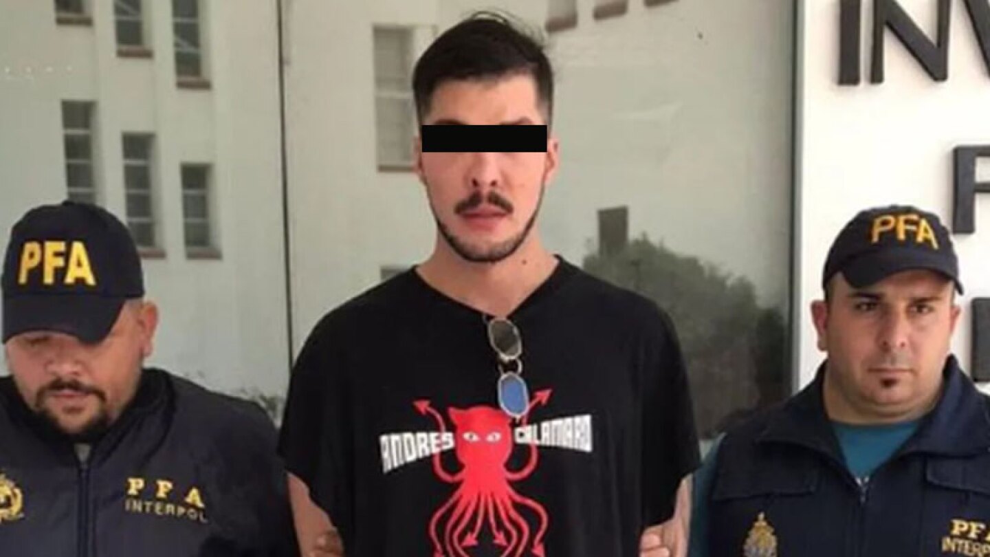 Dan N cantante detenido en Argentina