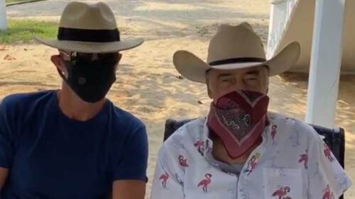 Leonardo García compartió un video junto a su padre