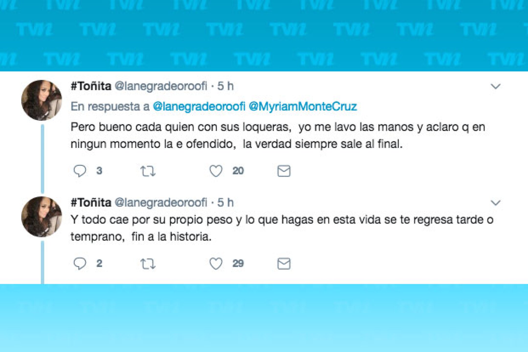 Podrían sacar a Myriam de Primera Generación