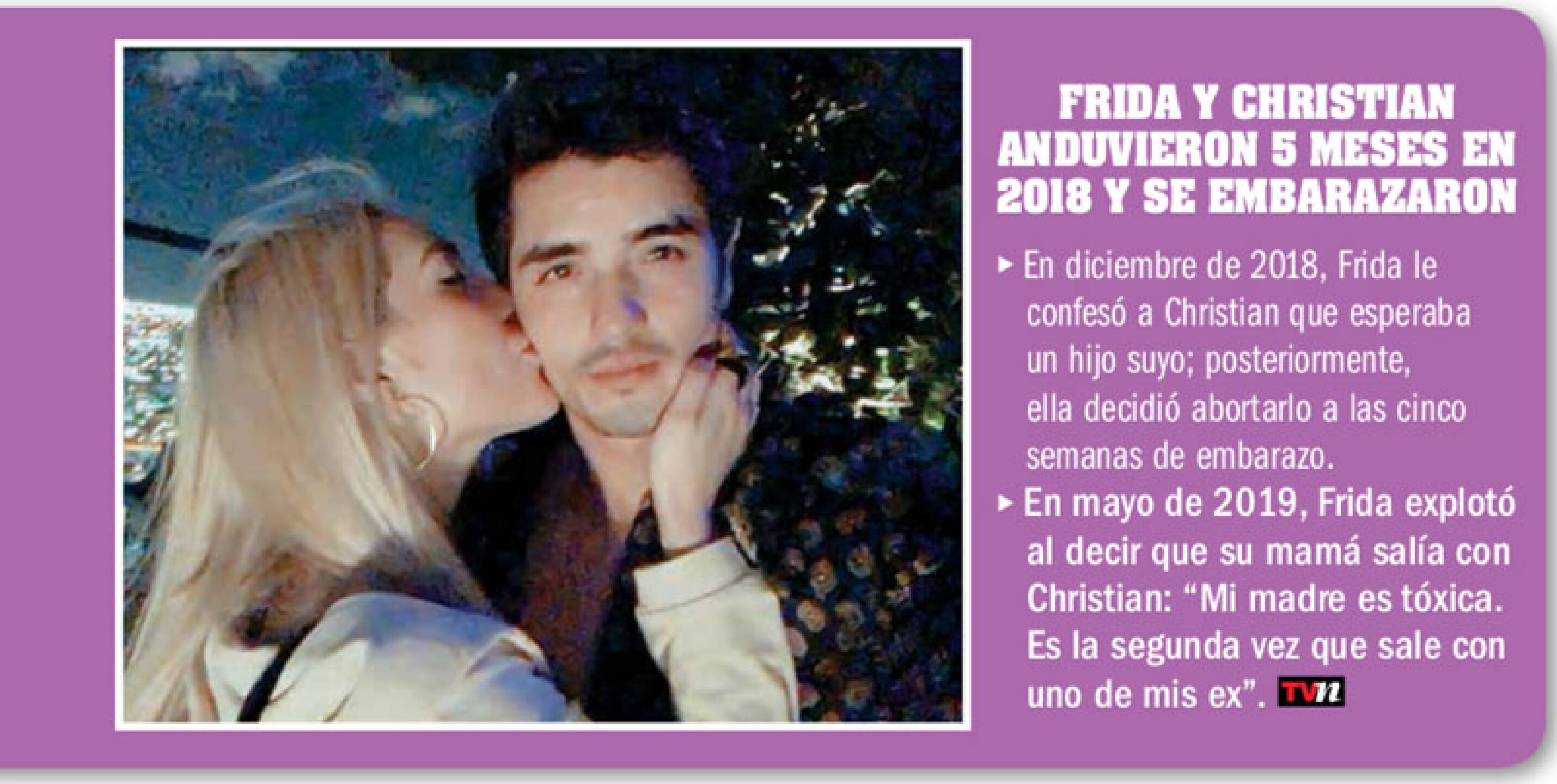 christian estrada frida sofía ferka mensaje