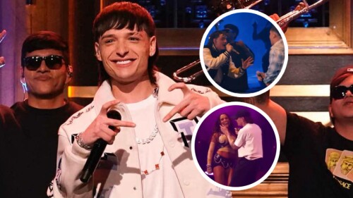 Peso Pluma con Anitta y Eslabón Armado en Coachella