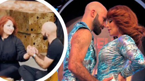 Imanol y Sandra Itzel deslumbran en LEBEH, Manuel Landeta los motiva ¡y hasta anillo ya se dieron!