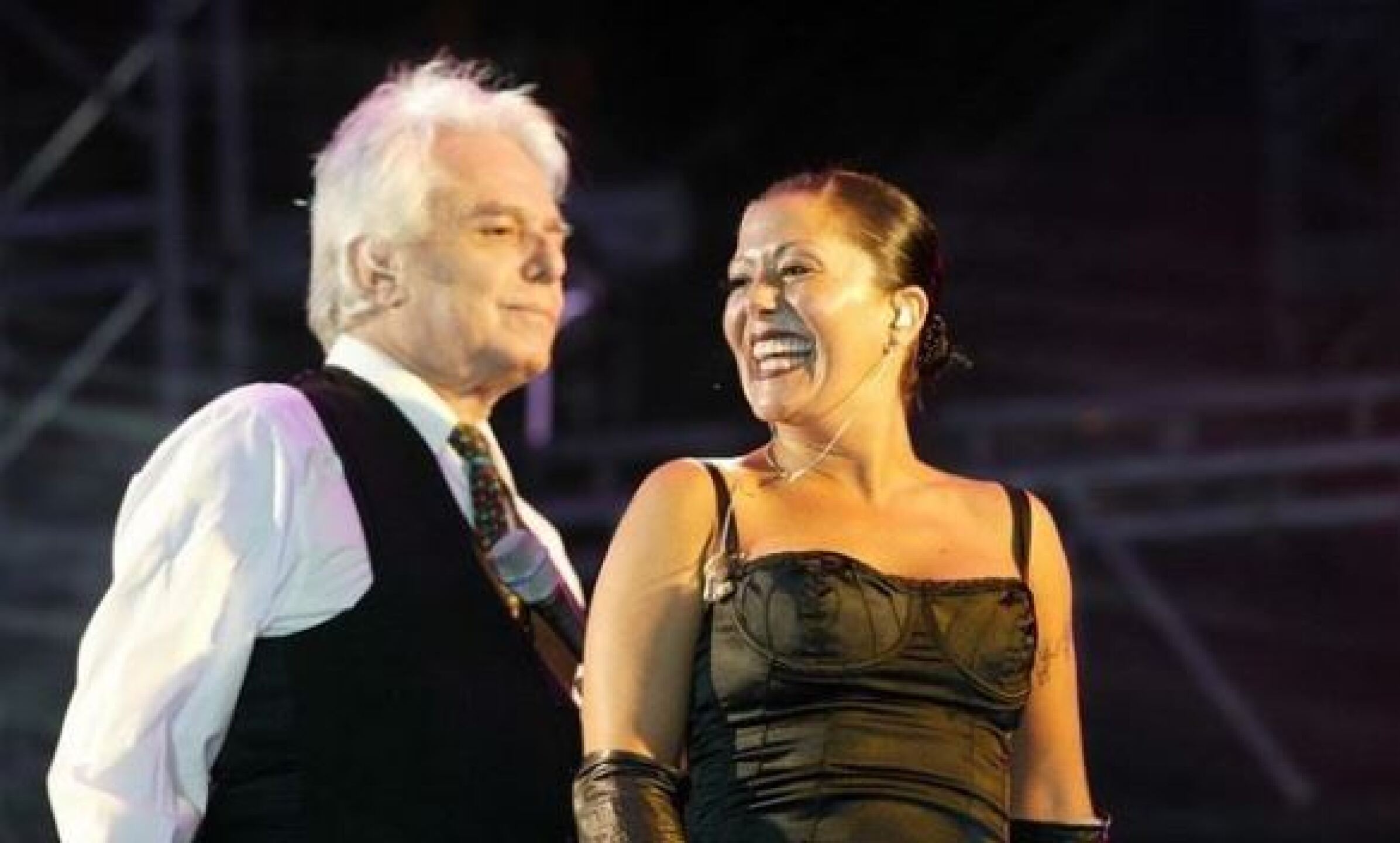 Enrique Guzmán y Alejandra Guzmán.