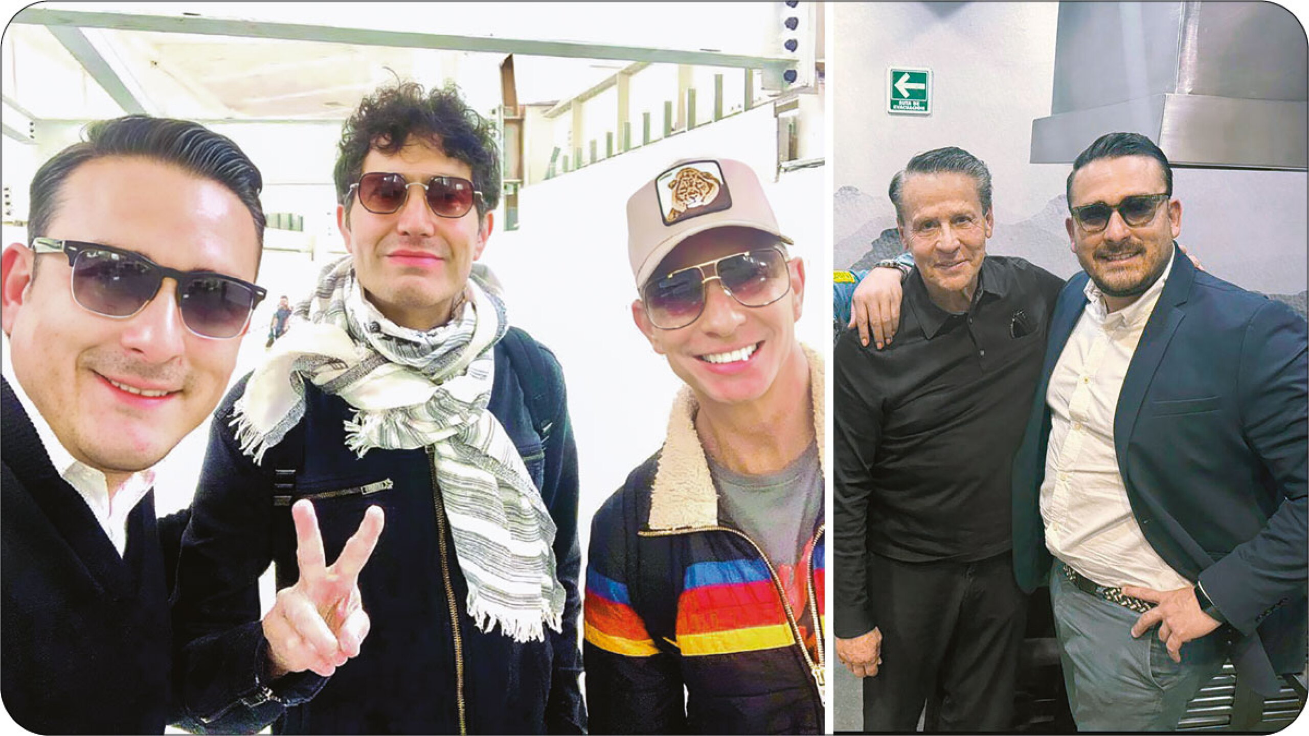 Raúl Aldana 'El piloto de las estrellas' conviviendo con famosos