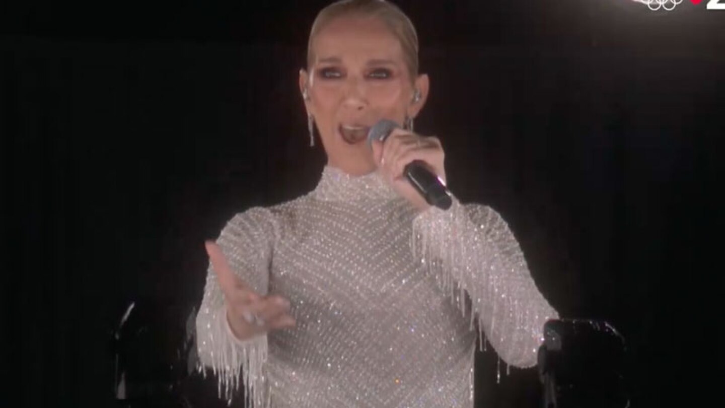 Céline Dion video cantando Juegos Olímpicos