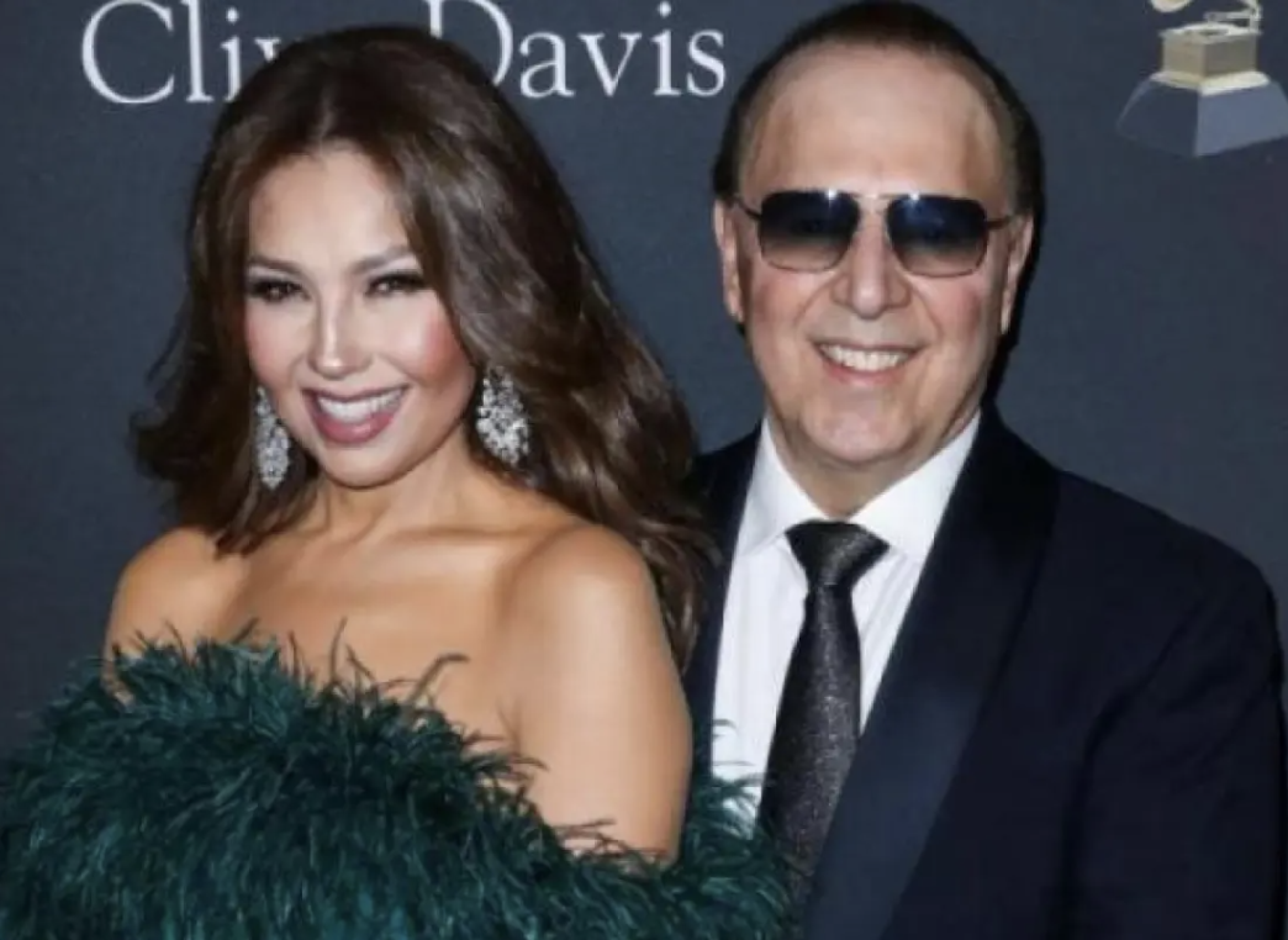 Thalía y Tommy Mottola