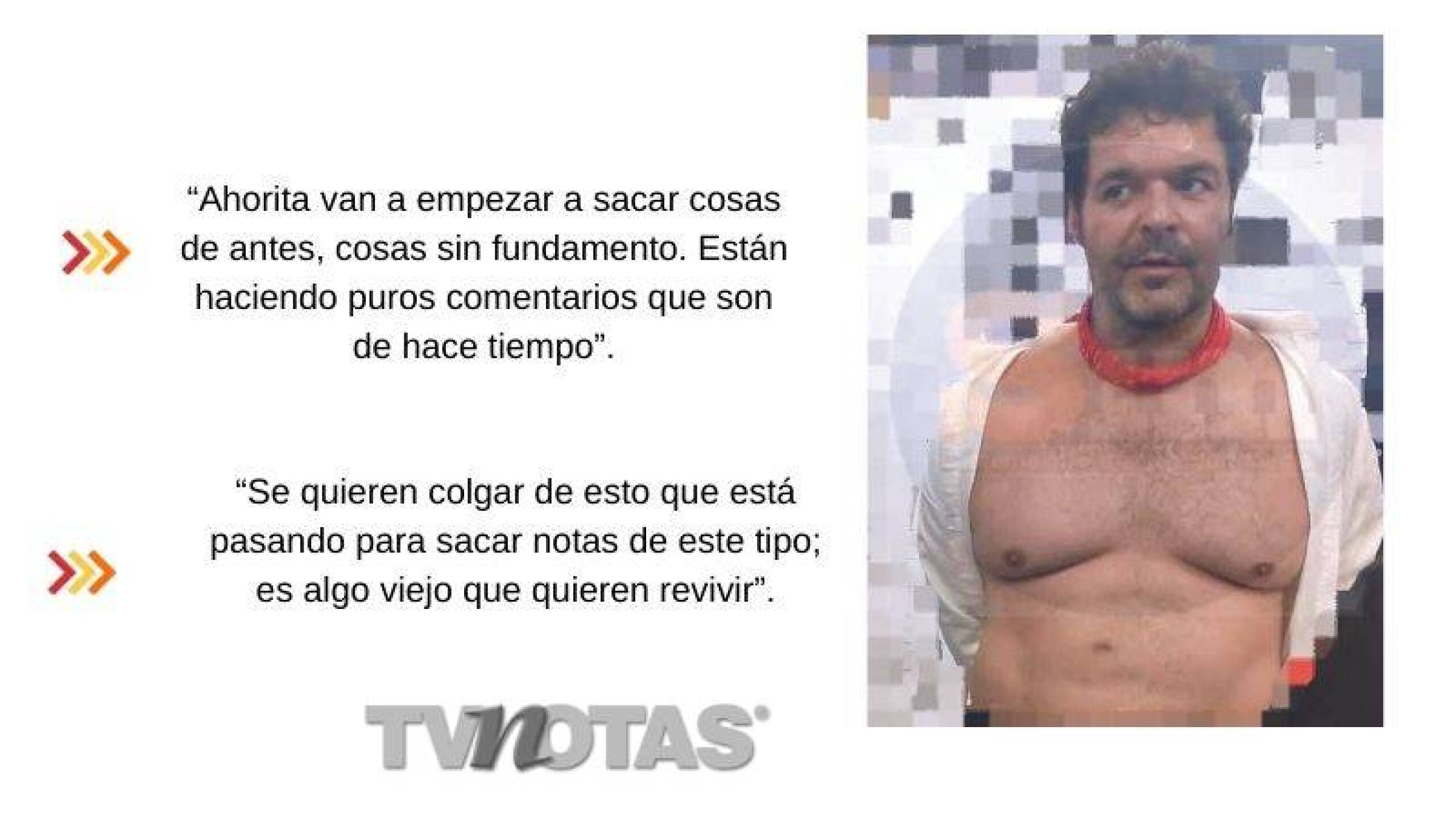 Aseguraron que esta foto es del 18 de enero de 2022, cuando fue arrestado por este suceso, pero Pablo asegura que es una fotografía muy vieja.