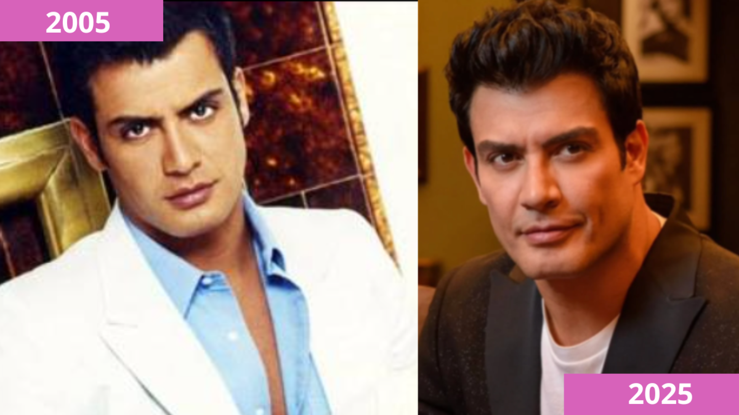 Andrés Palacios antes y después, 2005 / 2025