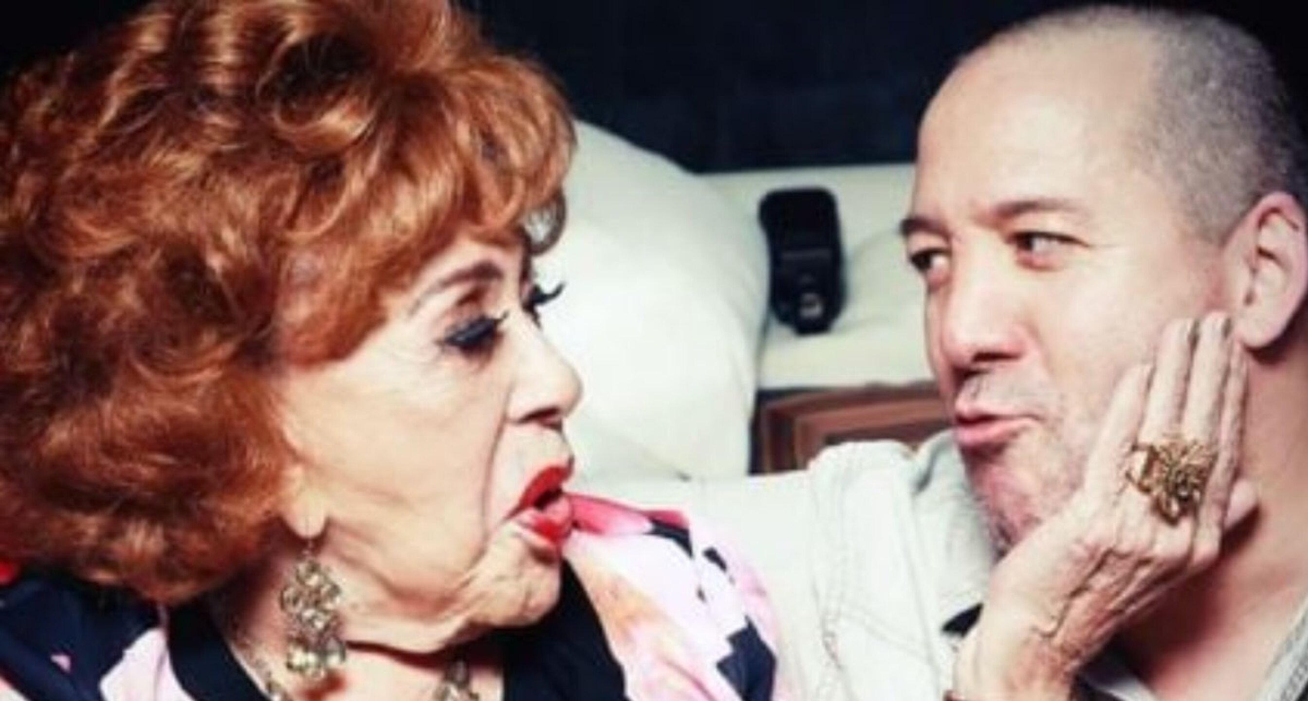 Silvia Pinal y Luis Enrique Guzmán