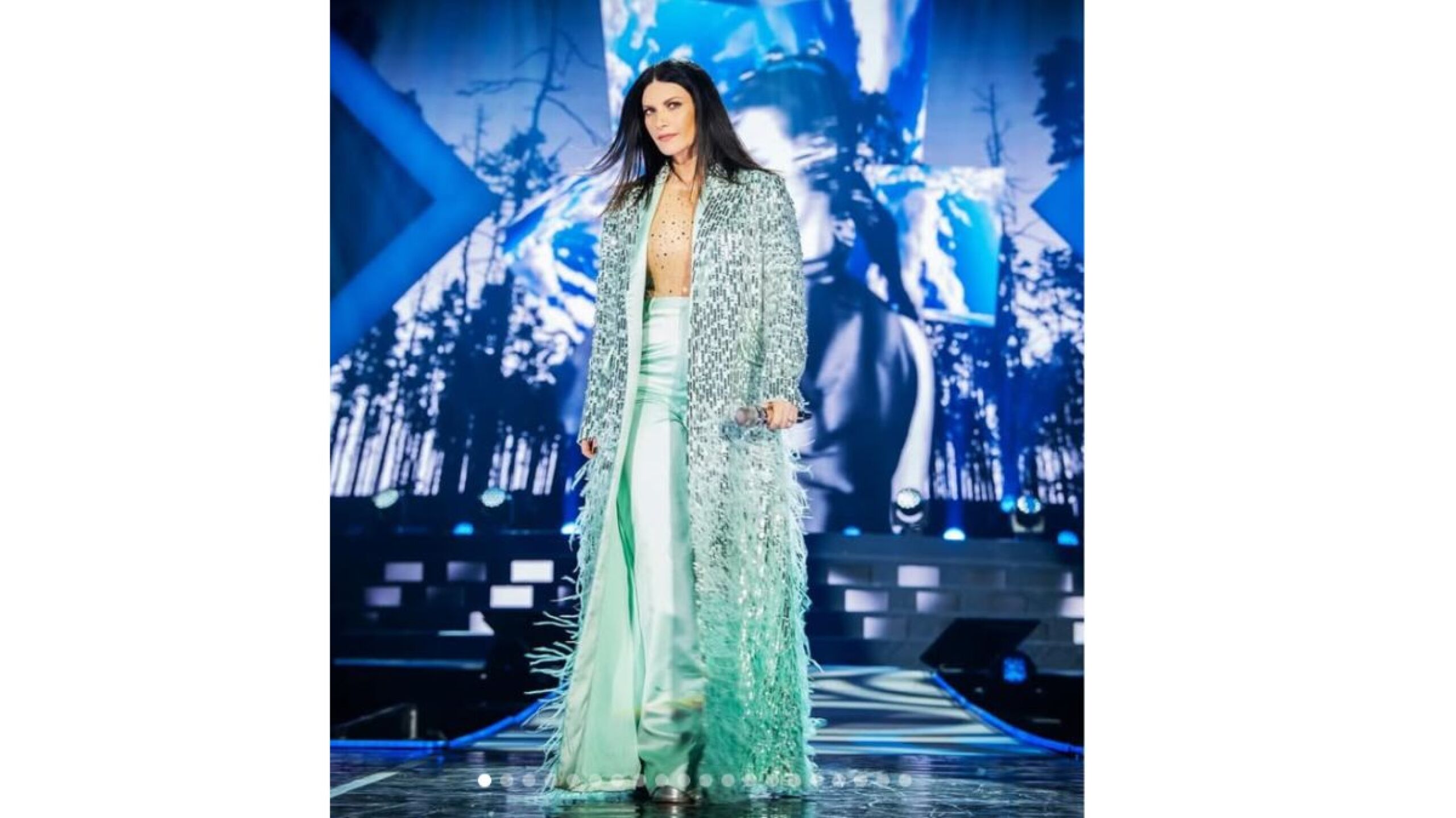 Laura Pausini tuvo su primer concierto en México este sábado 2 de mayo.