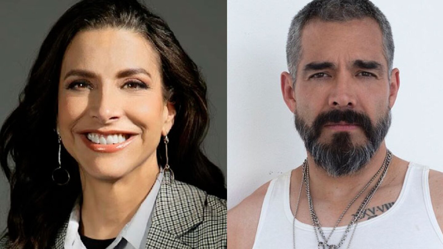 Verónica Toussaint y Omar Chaparro