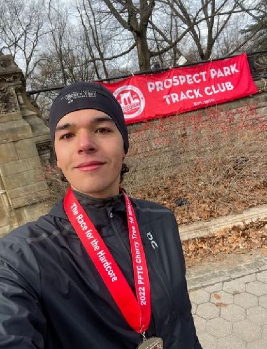 Hijo de Itatí Cantoral hizo su primer maratón.