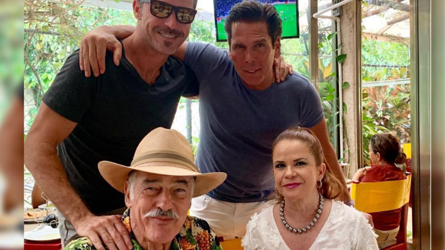 Roberto Palazuelos se reencuentra con Leonardo y Andrés García en Cancún