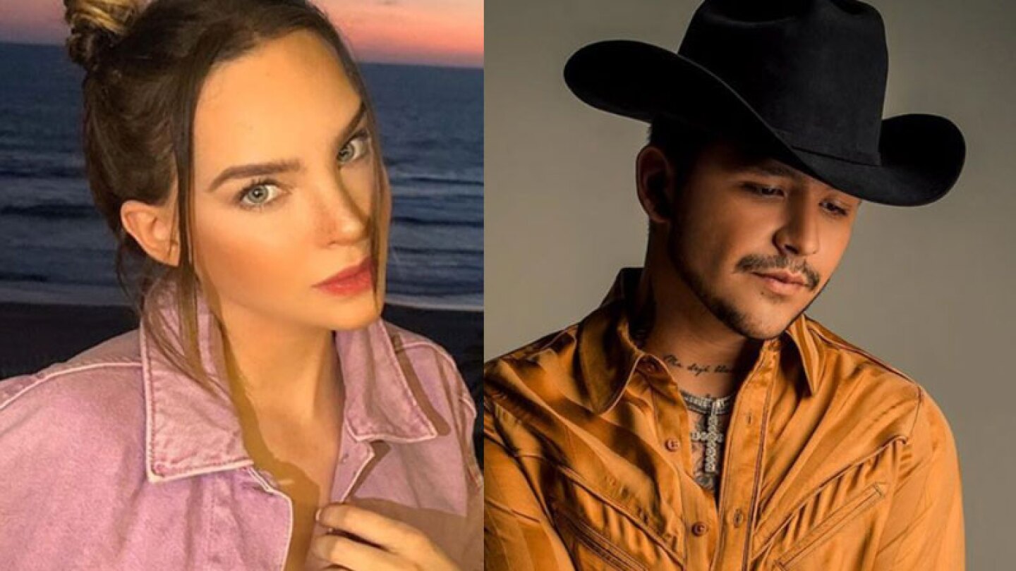 Captan a Belinda y a Christian Nodal en romántica cena