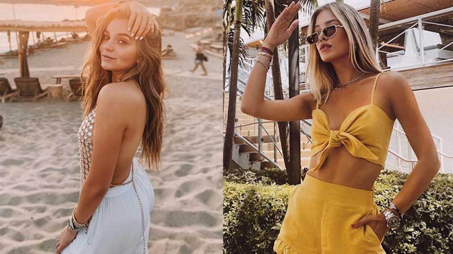 Sofía Castro y Michelle se divierten en Quintana Roo.