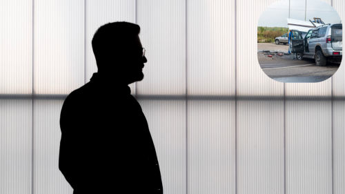 Accidente automovilístico, actor