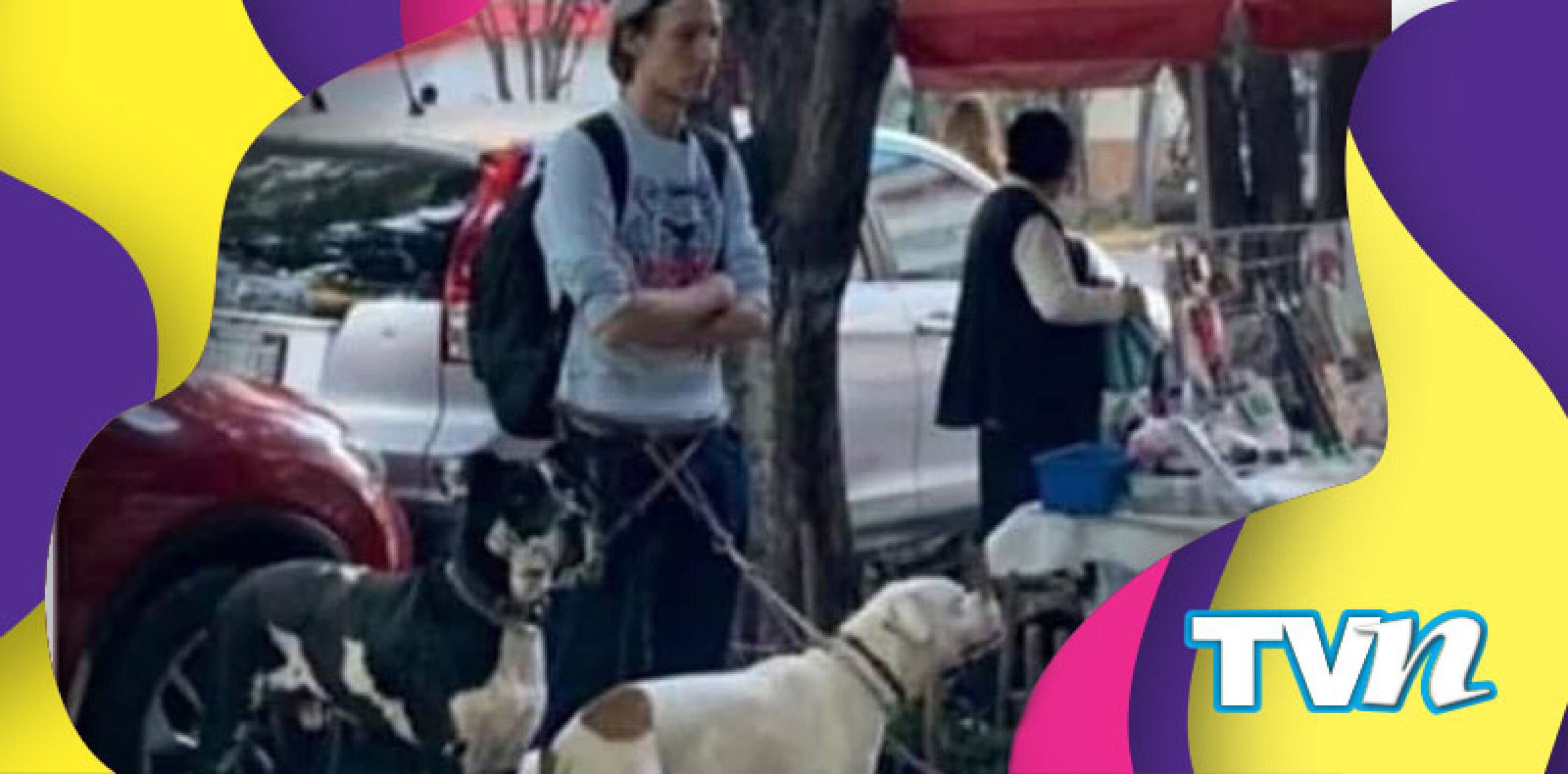 Pablo y sus tres perritos