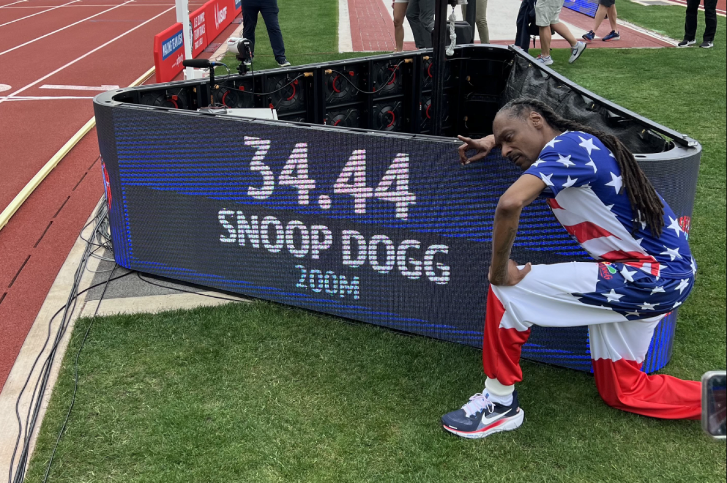 Snoop dogg prueba de atletismo