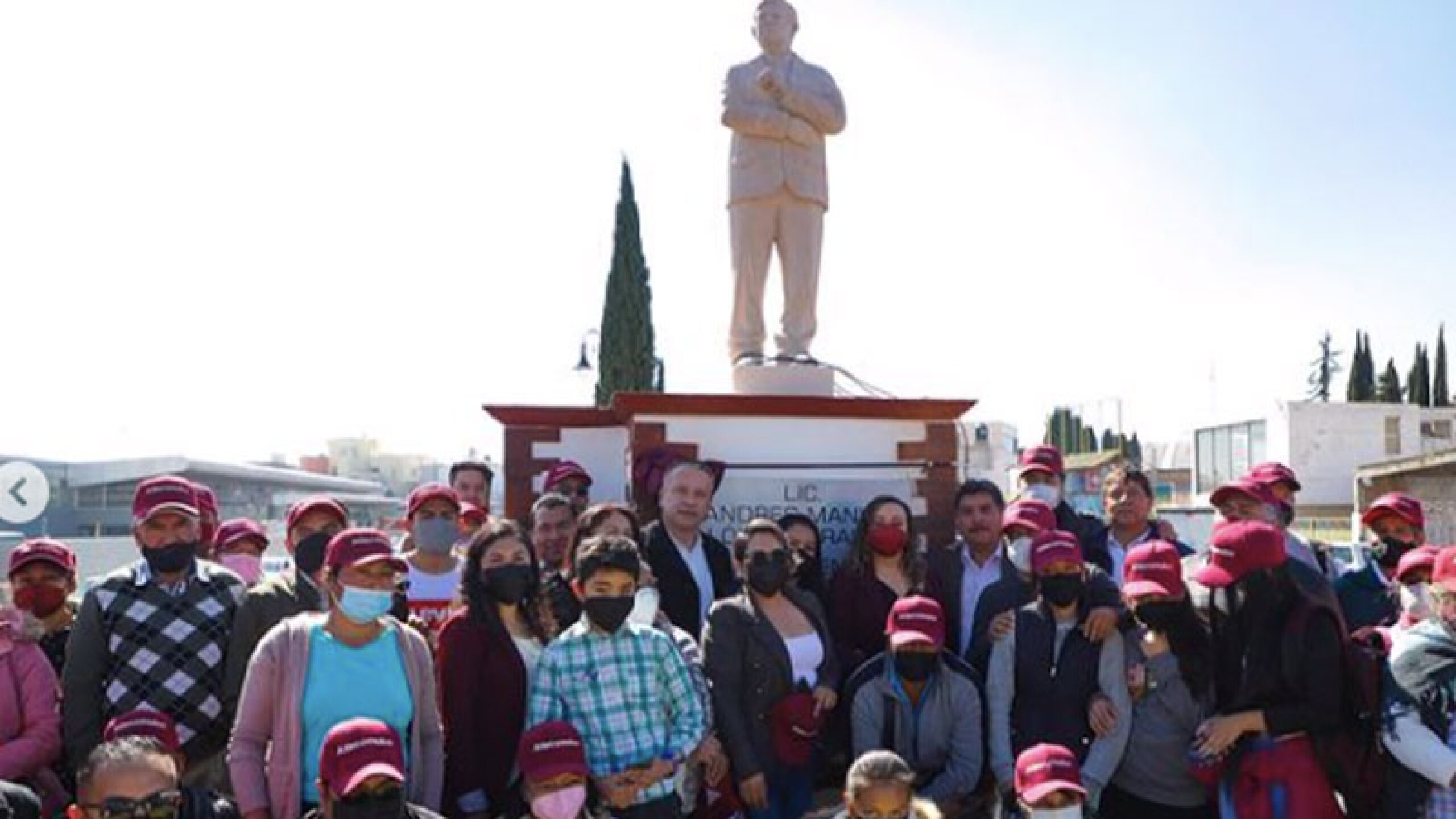 Estatua en Atlacomulco.