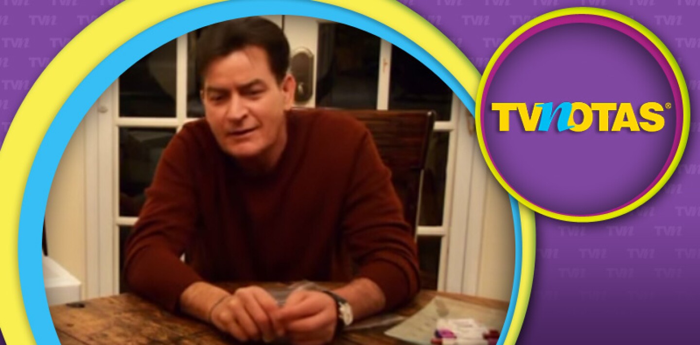 Charlie Sheen mezcla su sangre con una muestra limpia y comprueba que no hay presencia de VIH.